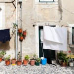 Una facciata tradizionale di Mouraria