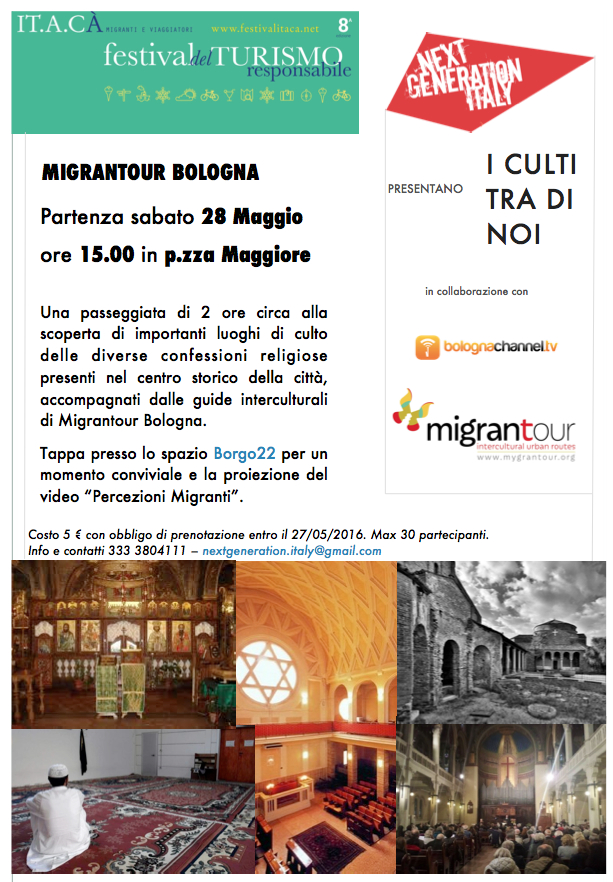 28 maggio, Bologna: i culti tra di noi