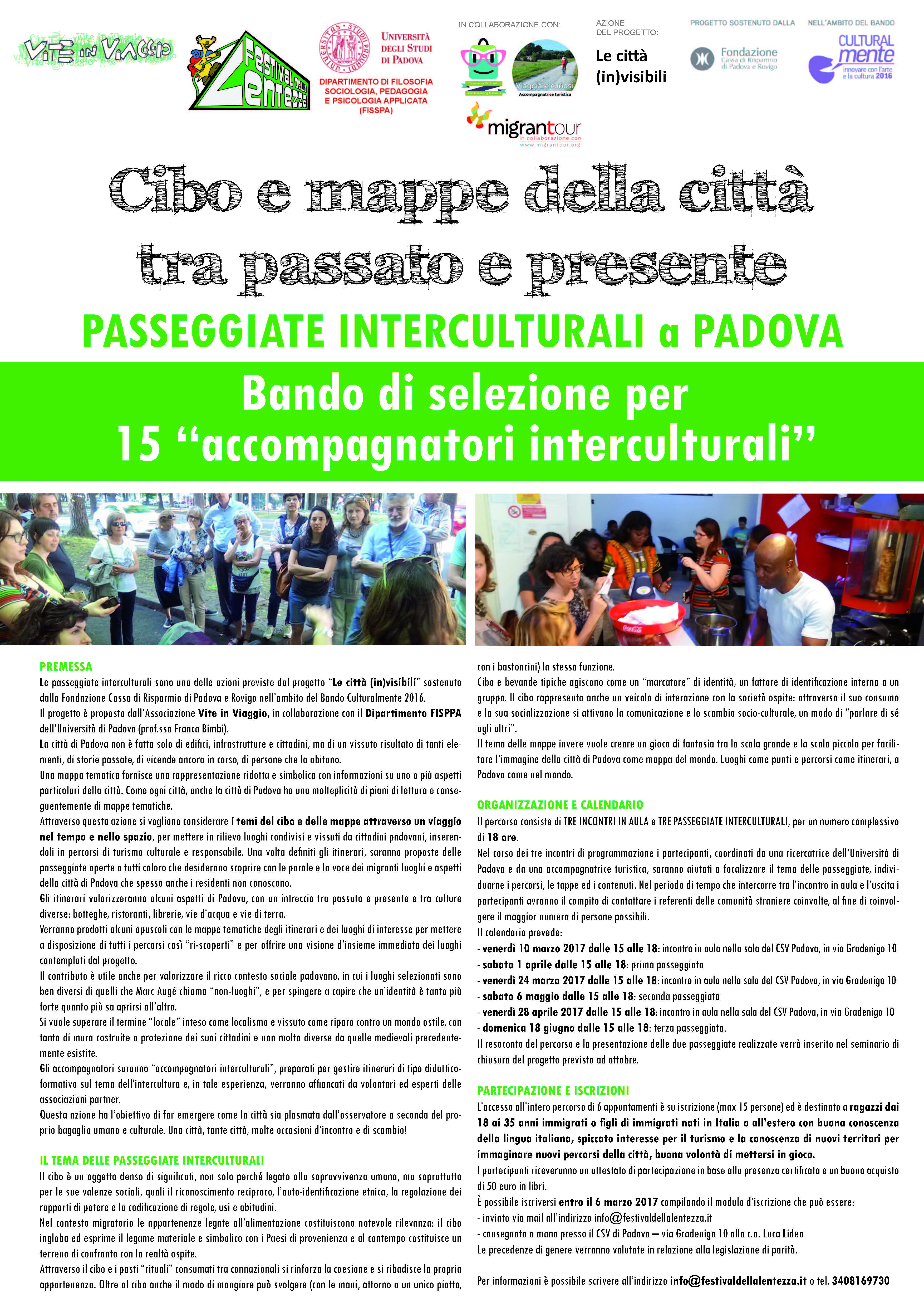 Migrantour arriva a Padova con il Festival della Lentezza!